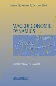 Macroeconomic Dynamics Volume 18 - Issue 7 -