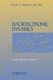 Macroeconomic Dynamics Volume 21 - Issue 4 -