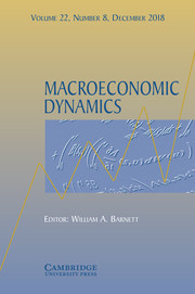 Macroeconomic Dynamics Volume 22 - Issue 8 -