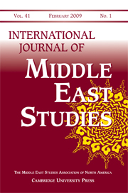 International Journal of Middle East Studies Volume 41 - Issue 1 -