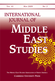 International Journal of Middle East Studies Volume 41 - Issue 2 -