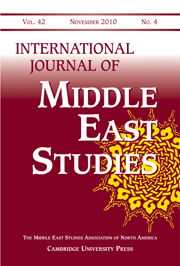 International Journal of Middle East Studies Volume 42 - Issue 4 -