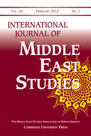 International Journal of Middle East Studies Volume 44 - Issue 1 -