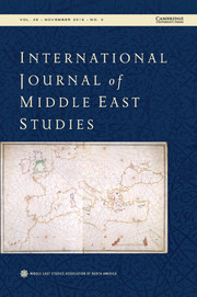 International Journal of Middle East Studies Volume 48 - Issue 4 -