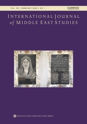 International Journal of Middle East Studies Volume 55 - Issue 1 -