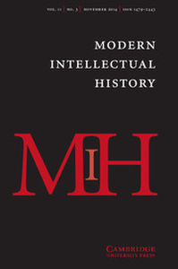Modern Intellectual History Volume 11 - Issue 3 -