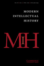 Modern Intellectual History Volume 18 - Issue 2 -