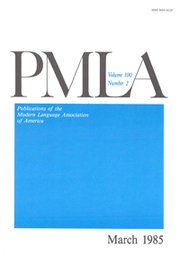 PMLA Volume 100 - Issue 2 -