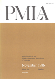 PMLA Volume 101 - Issue 6 -
