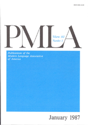 PMLA Volume 102 - Issue 1 -