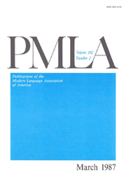 PMLA Volume 102 - Issue 2 -