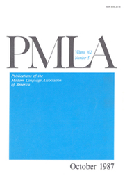 PMLA Volume 102 - Issue 5 -