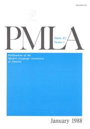 PMLA Volume 103 - Issue 1 -