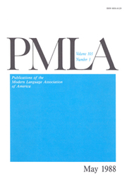 PMLA Volume 103 - Issue 3 -