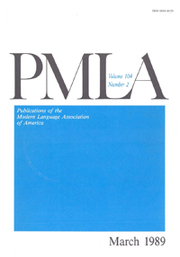 PMLA Volume 104 - Issue 2 -