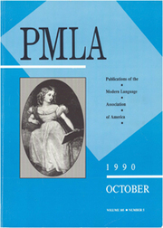 PMLA Volume 105 - Issue 5 -