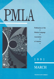 PMLA Volume 106 - Issue 2 -