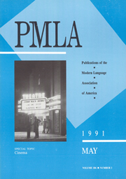 PMLA Volume 106 - Issue 3 -