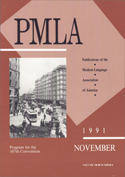 PMLA Volume 106 - Issue 6 -