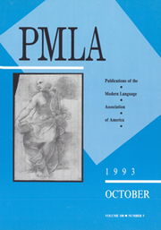 PMLA Volume 108 - Issue 5 -