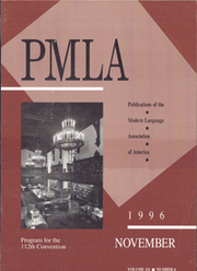 PMLA Volume 111 - Issue 6 -  Program for the 112th Convention, Washington, DC 27-30 December