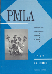 PMLA Volume 112 - Issue 5 -