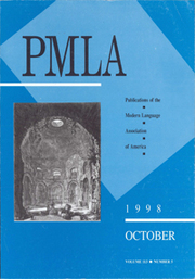 PMLA Volume 113 - Issue 5 -