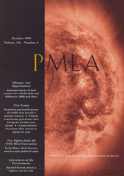 PMLA Volume 114 - Issue 5 -