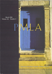 PMLA Volume 116 - Issue 2 -