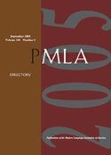 PMLA Volume 120 - Issue 4 -  Directory