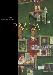 PMLA Volume 125 - Issue 1 -