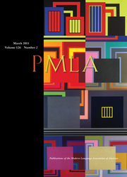 PMLA Volume 126 - Issue 2 -