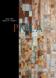 PMLA Volume 131 - Issue 1 -