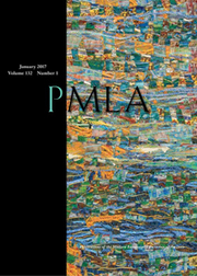 PMLA Volume 132 - Issue 1 -