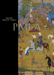 PMLA Volume 132 - Issue 2 -