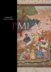 PMLA Volume 134 - Issue 5 -