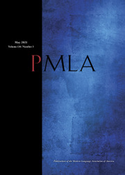 PMLA Volume 136 - Issue 3 -