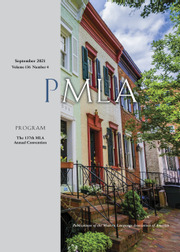 PMLA Volume 136 - Issue 4 -