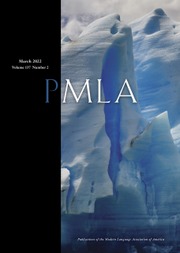 PMLA Volume 137 - Issue 2 -