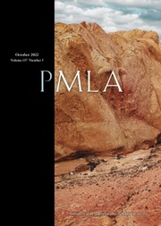 PMLA Volume 137 - Issue 5 -