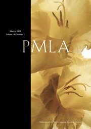 PMLA Volume 138 - Issue 2 -
