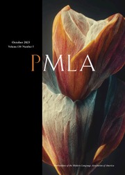 PMLA Volume 138 - Issue 5 -