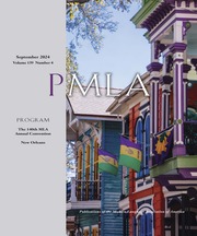 PMLA Volume 139 - Issue 4 -