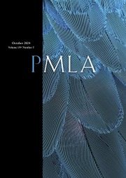 PMLA Volume 139 - Issue 5 -