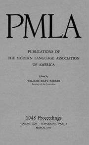 PMLA Volume 64 - Issue 1 -  Issue 1 part 1