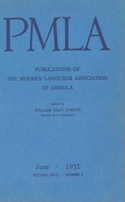 PMLA Volume 67 - Issue 4 -