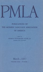 PMLA Volume 72 - Issue 1 -