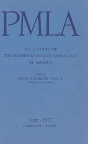 PMLA Volume 72 - Issue 3 -