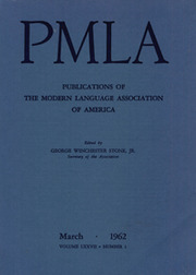 PMLA Volume 77 - Issue 1 -