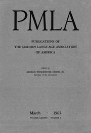 PMLA Volume 78 - Issue 1 -